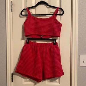 Tank top and short set